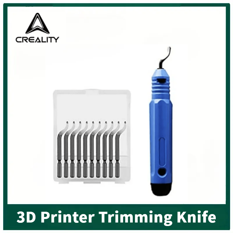 10pcs 3d Printer Trimming Knife Scraper Pla Petg Material Filament Model Trimming Device 3d Printer Tool With 10pcs Deburring , 3d Printer Parts And Accessories