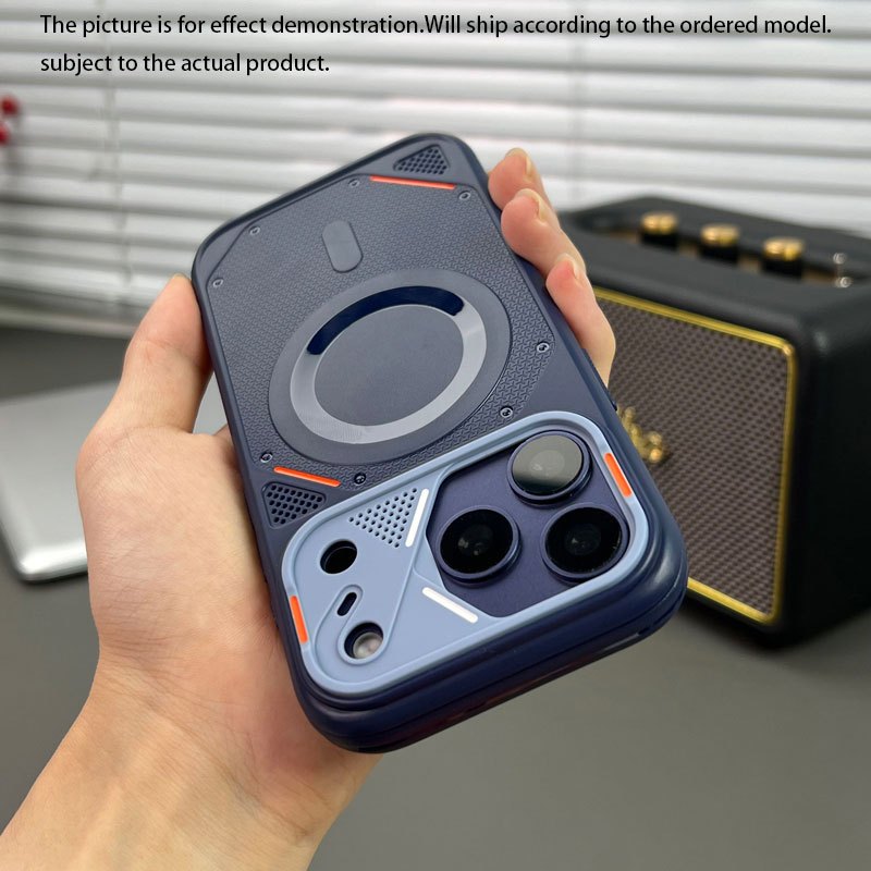 TEMU Phone Case - Suitable For Iphone 17 Full Coverage Silicone Magnetic Shockproof Phone Case, Stylish Personalized Soft Protective Cover For Iphone