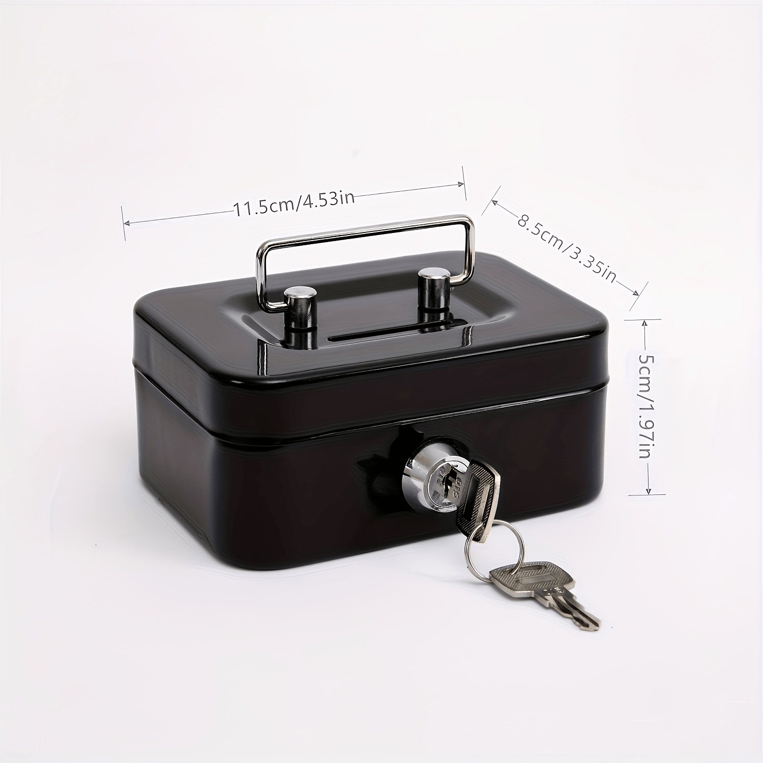 TEMU Metal Lockable Storage Box For . Designed As An Adult Penny Bank With A Portable, Innovative Design To Stick To Your Savings Plan! In Multiple