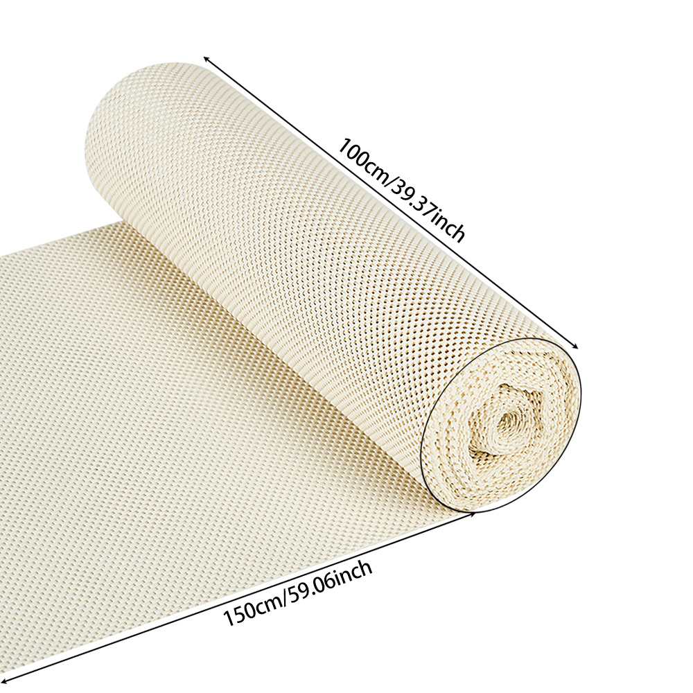 1pc LIFELOOK PVC Non-Slip Mat, Large Multi-Functional Rug with Soft Underfoot and Extended Lifespan, Ideal for Carpet, Sofa, Bed, Tablecloth - Hand Wash Only