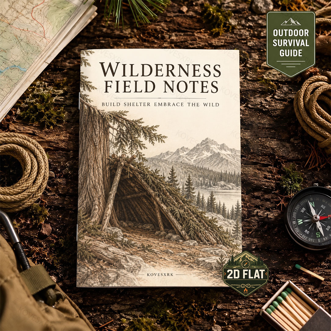 Portable Wilderness Survival Manual for Hiking and Backpacking