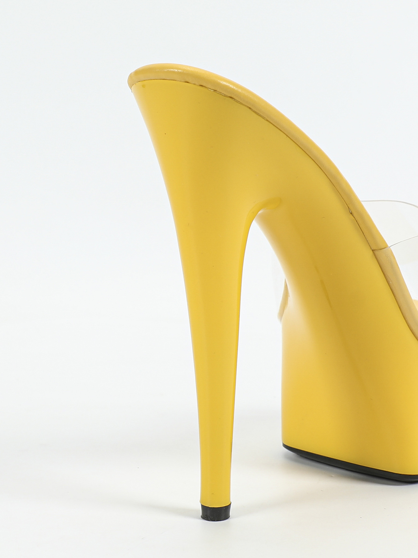 Giuseppe Zanotti Yellow Patent Leather High Heel Platform