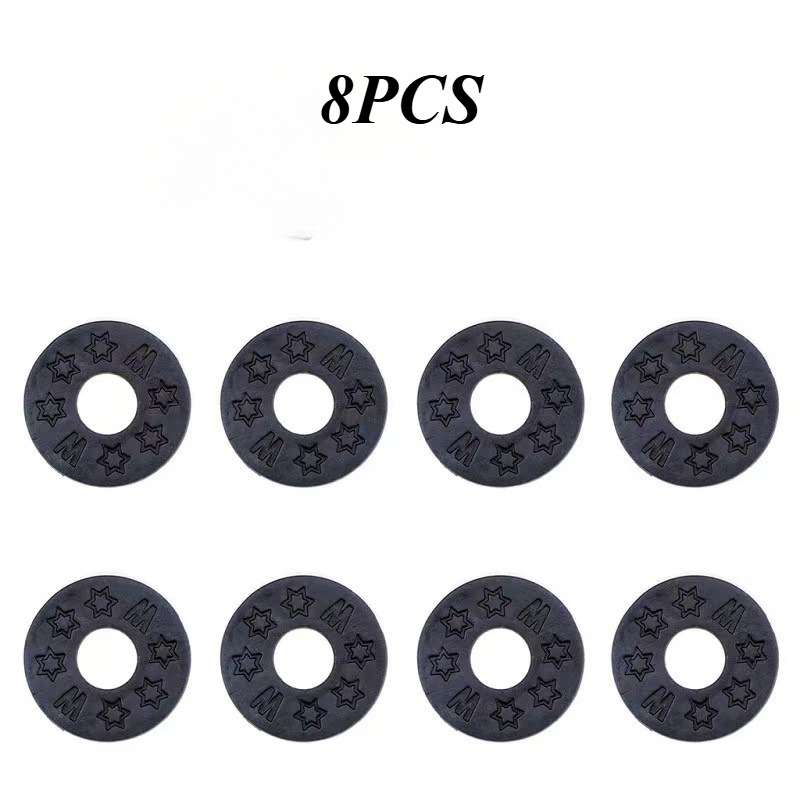 8 heavy duty guitar strap locks non slip rubber safety locks with patterns compatible with acoustic guitars electric guitars basses and ukuleles guitar specific safety strap locks