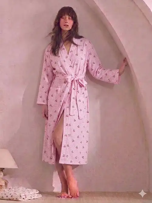 lightweight summer dressing gown Pink Womens Summer Dressing Gowns Uk Heart Lightweight Dressing Gown The Oodie UK