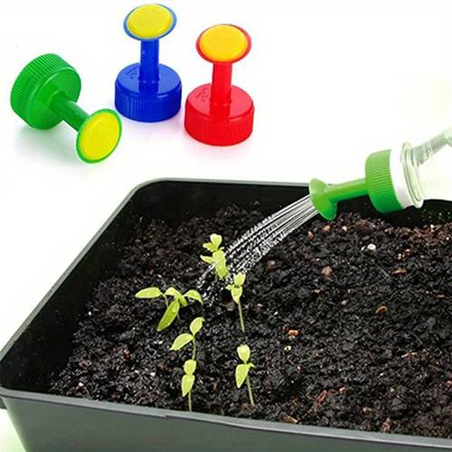 3er-pack flaschendeckel-bewässerungs-sprühdüsen, diy mini-bewässerungsköpfe für pflanzenpflege im innen- & außenbereich, einfach anzuschließendes gartenbewässerungssystem