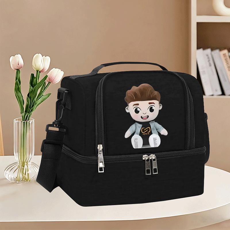TEMU Cute Chibi Outdoor Handheld Lunch Bag Is A Portable Lunch Bag Ideal For Workdays, Suitable For Office And Everyday Use, As Well As For Business