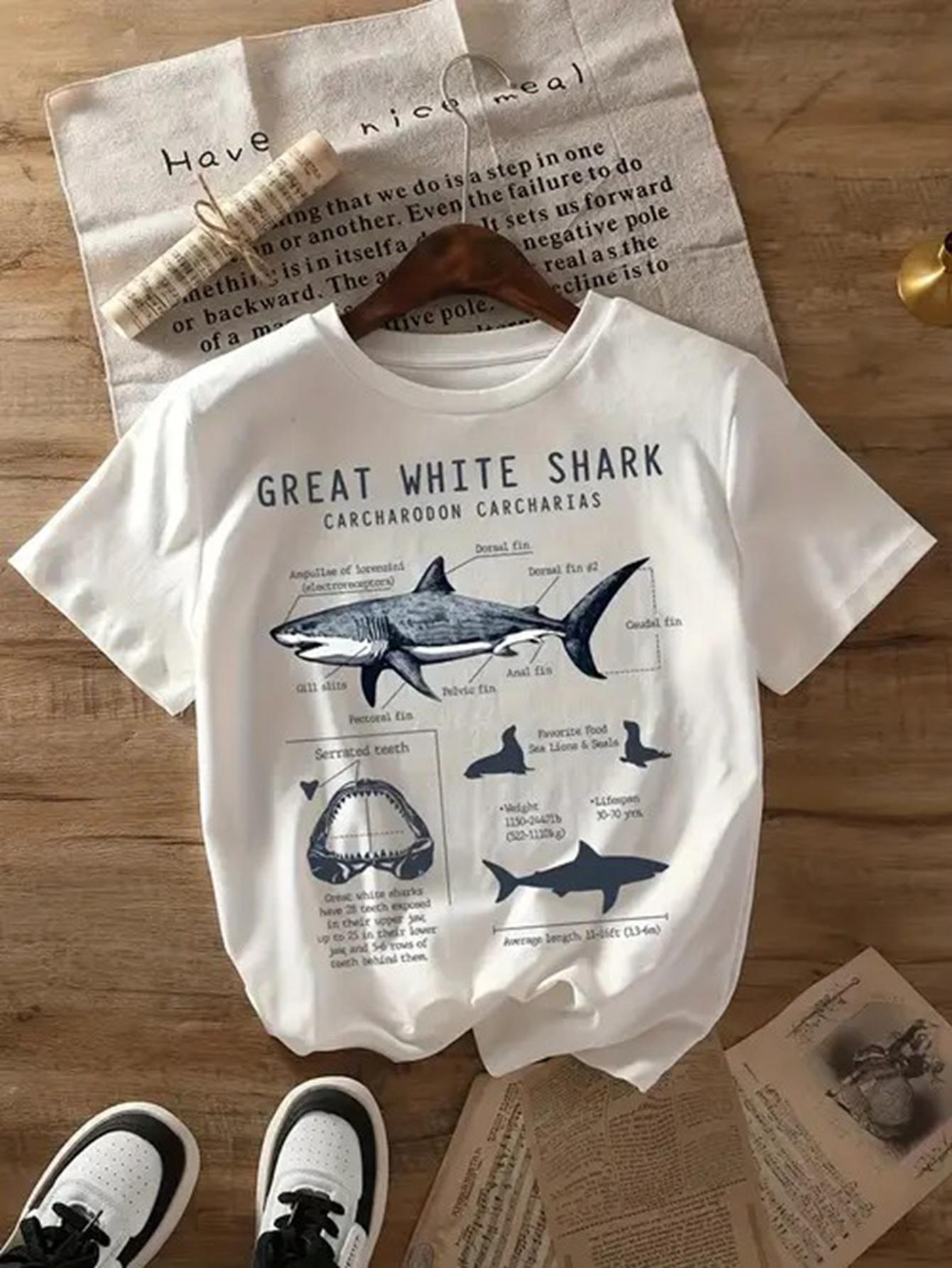 【即納&大特価】 shark States United Temu on sold shirt Clothing