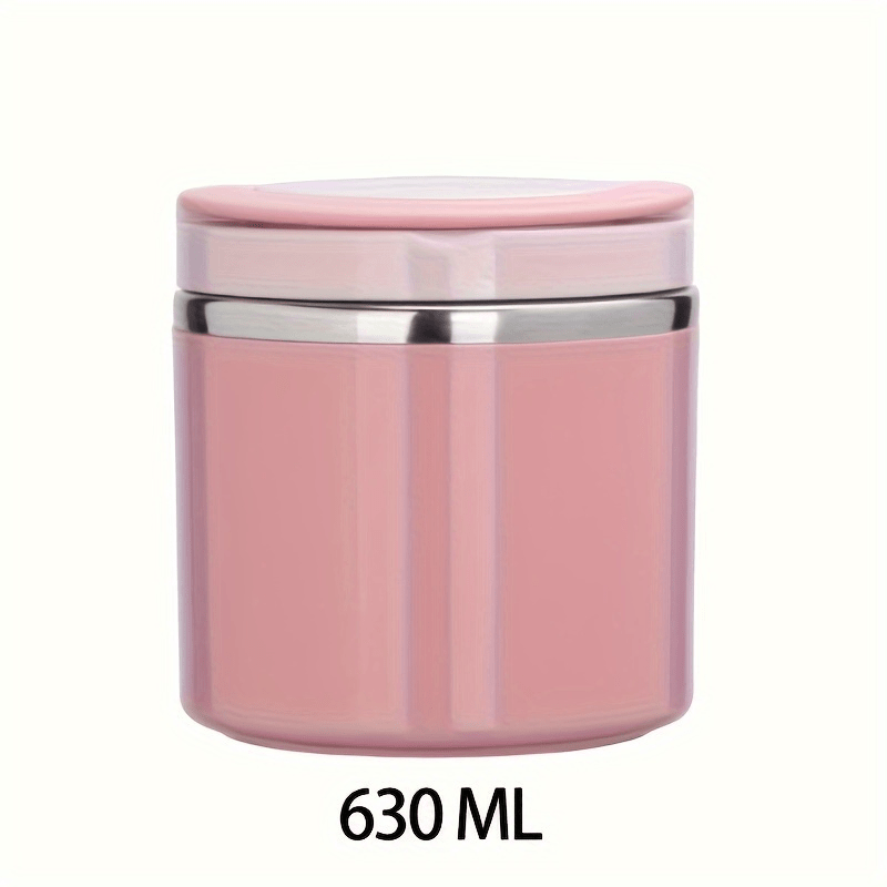 TEMU This Lunch Container Is Perfect For Soups And Breakfast, Featuring A Plastic Exterior That Protects Against Burns And Improves Insulation. It's