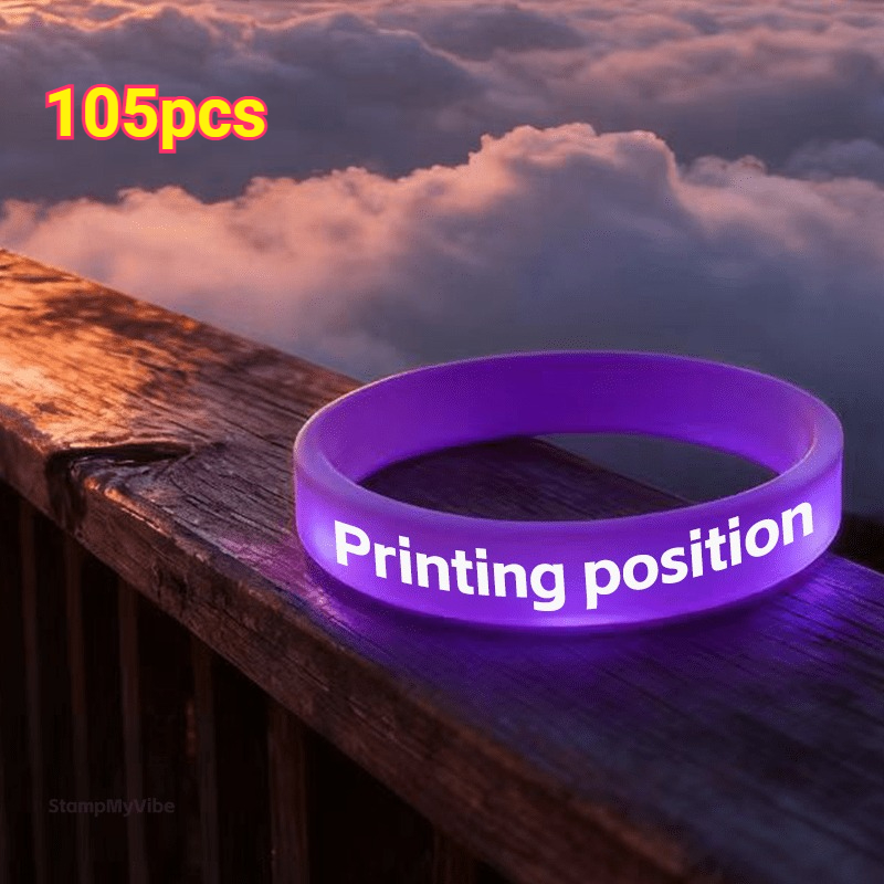 Custom-made Food-Grade Silicone Wristbands, Skin-Friendly and Soft