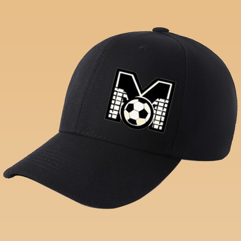 E-shop Jungen Sportliche Freizeitkappe mit Z Beschriftung Fußball-Design, Baseballkappen-Stil