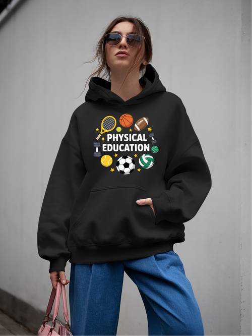 item picture womens casual hoodie with a printed design autumn and winter this long sleeved sweatshirt features a pocket and a wonderful gift for