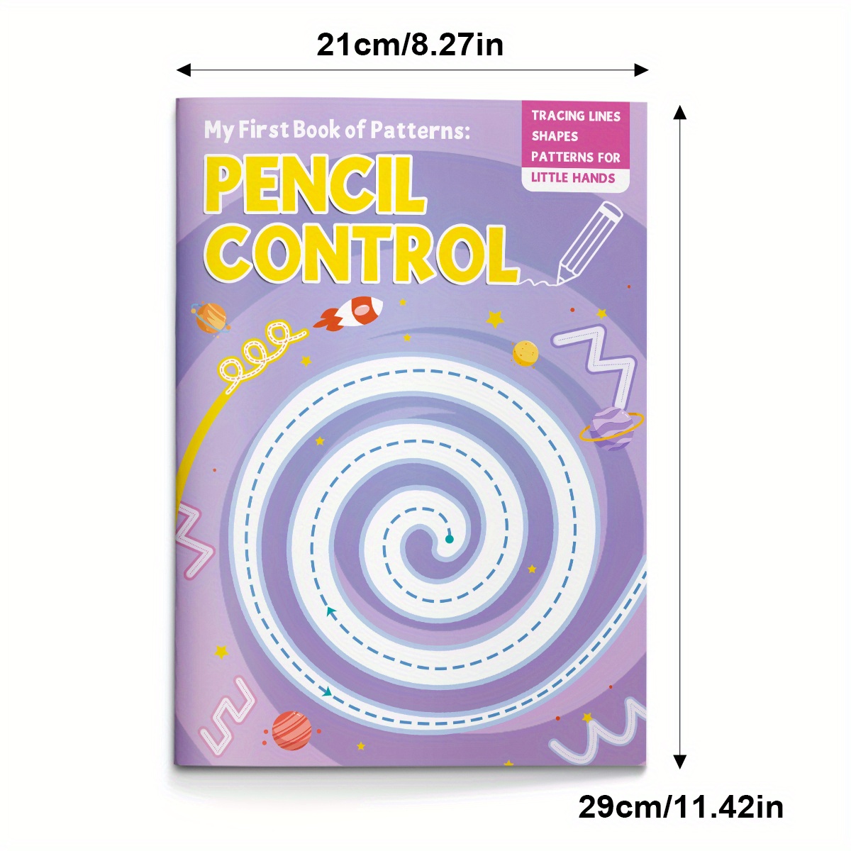 Pen Control Workbook for Kids: Fun Tracing Practice to Improve Handwriting Fluency and Hand-Eye Coordination