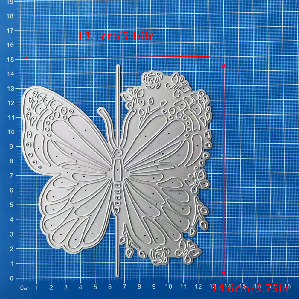 TEMU Stamps And Dies 1pc New Metal Cutting Die, For Decorative Scrapbooks, Photo Albums And Card Making, Festival Decorations, Festival Handicrafts,