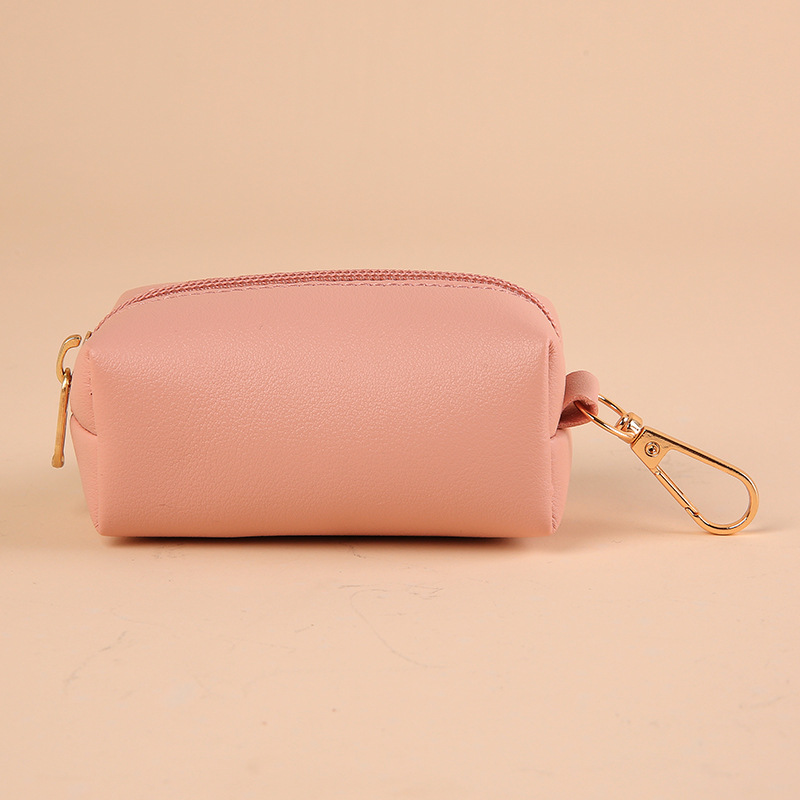TEMU Porte-sacs à déjections canines portable et distributeur, convient pour les air, pochette de rangement pour sacs à déchets rechargeable, compact