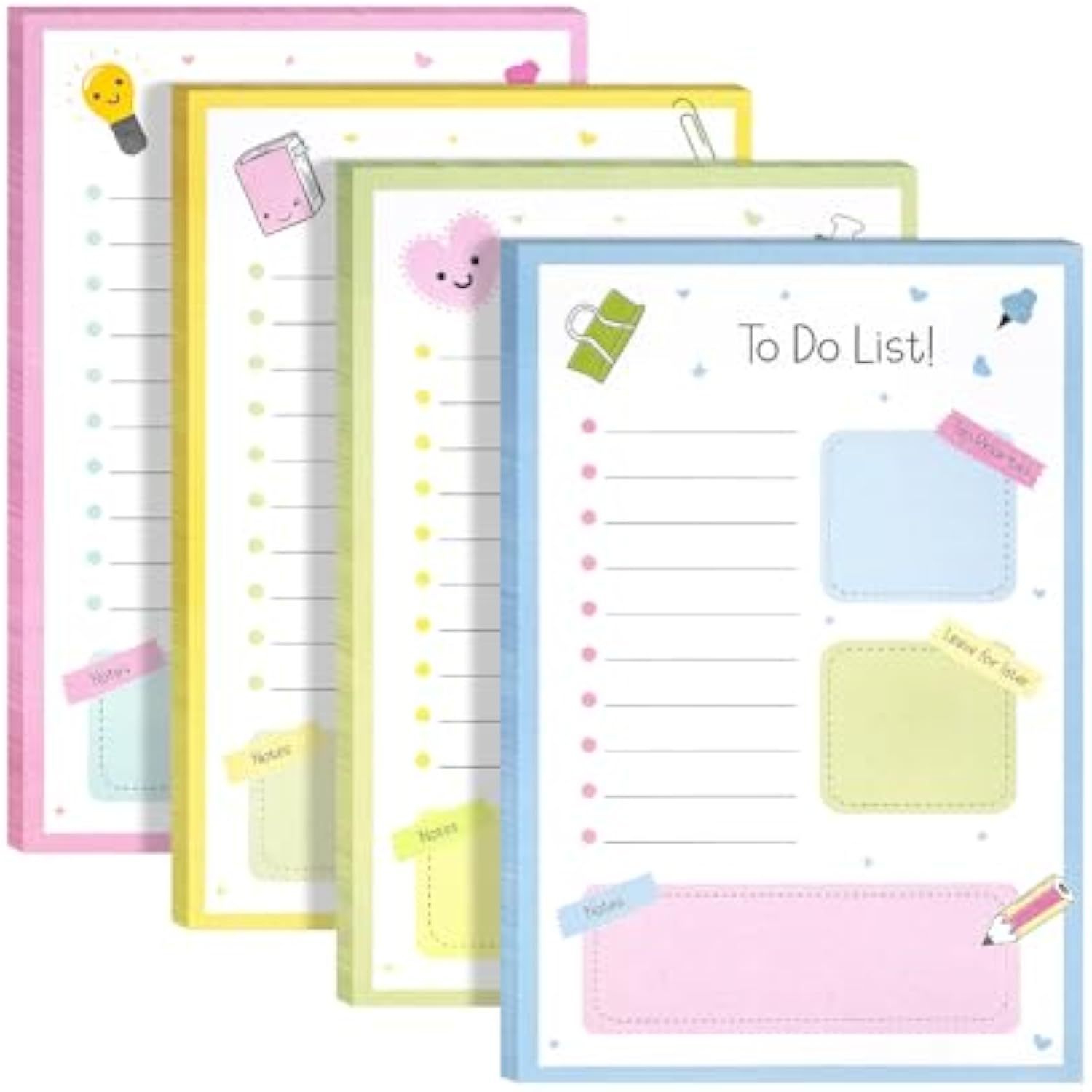 TEMU 50 Pages/book School Theme Sticky Notes, Self-adhesive Tearable Planner Colorful Marking Sticky Notes Memo Pad (random Style)