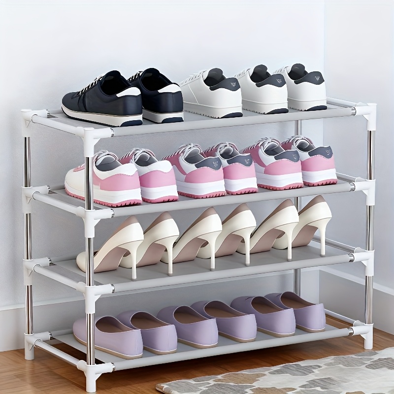 TEMU Space- 3/4/5-tier Shoe Rack Storage Rack, Suitable For Living Room, Office, And Entrance Hall. Easy-to-install Multi-functional Shoe Rack With