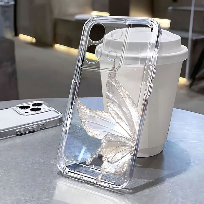 TEMU Phone Case - Suitable For Xiaomi/redmi Phone Case White Phone Case For Xiaomi 14 M13t M11lite/redmi Note9/note10 Note11 Note12pro Note13