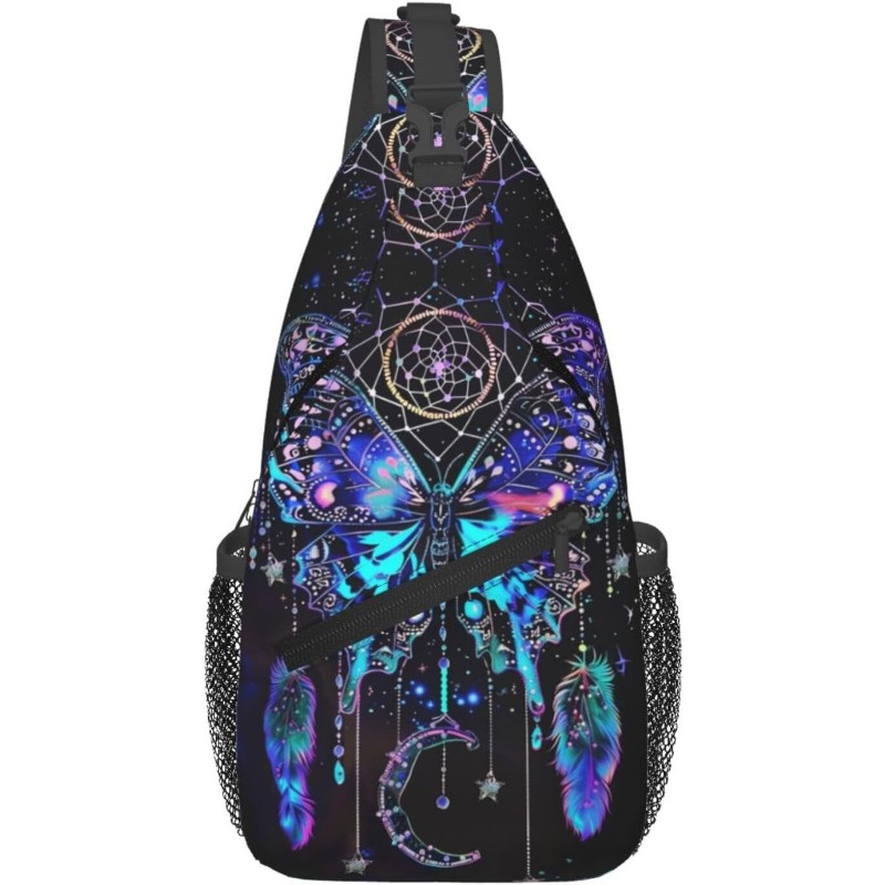 TEMU Neon Dre Men's Sports Chest Bag, Crossbody Bag, Stylish And Durable Casual Multifunctional Chest Bag With A Secure Zipper, Featuring