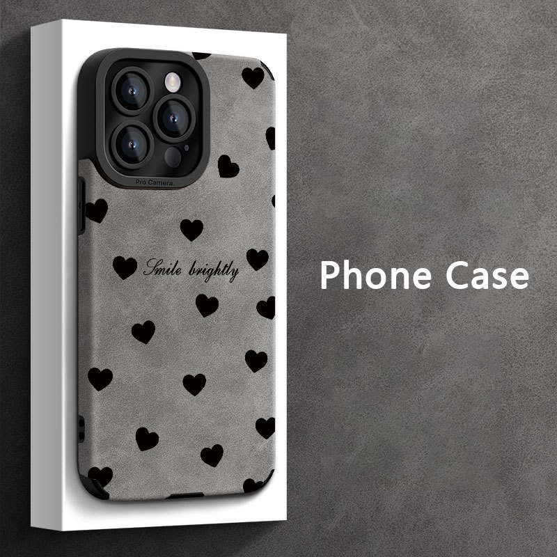 Simple Little Heart Pattern Phone Case for Iphone 16/16Pro/16Promax/16Plus/15/15Plus/15Pro/15Promax, 14/14Plus/14Pro/14Promax, 13/13Pro/13Promax, 12/12Pro/12Promax, 11/11Pro/11Promax, 7/8Plus, Xr/Xs/Xsmax, Featuring a Durable TPU Protective Cover That Is Both Stylish And High-End.