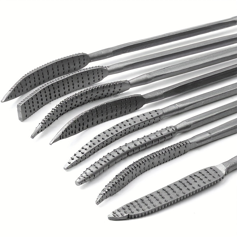 

8pcs Double-ended File Set For Woodworking And Shaping