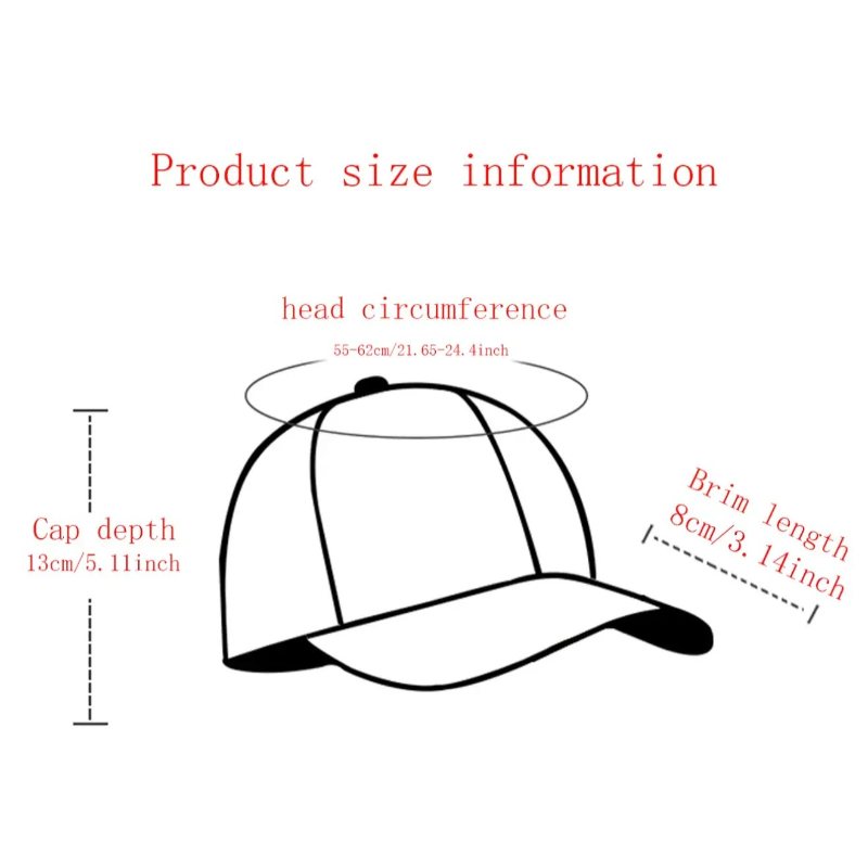 Minimalist Mountain Peak Pattern Baseball Cap, Unisex Adjustable