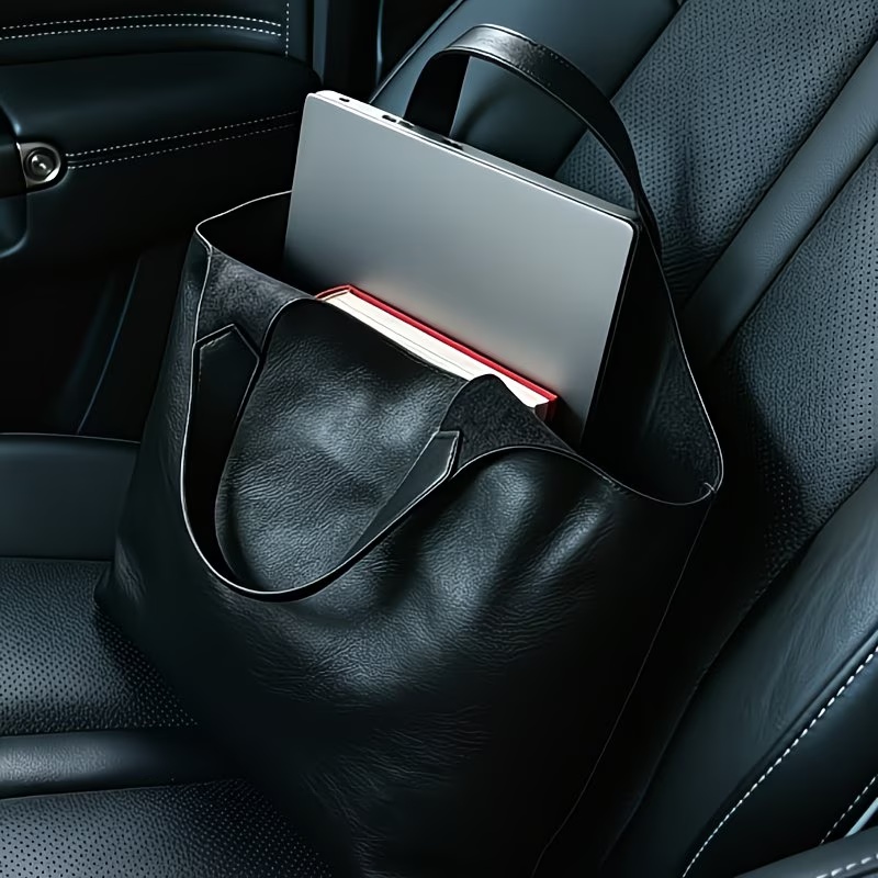 Soft Genuine Leather Large-capacity Tote Bag, Shoulder Bag, Tablet Briefcase, Handbag, Women'
