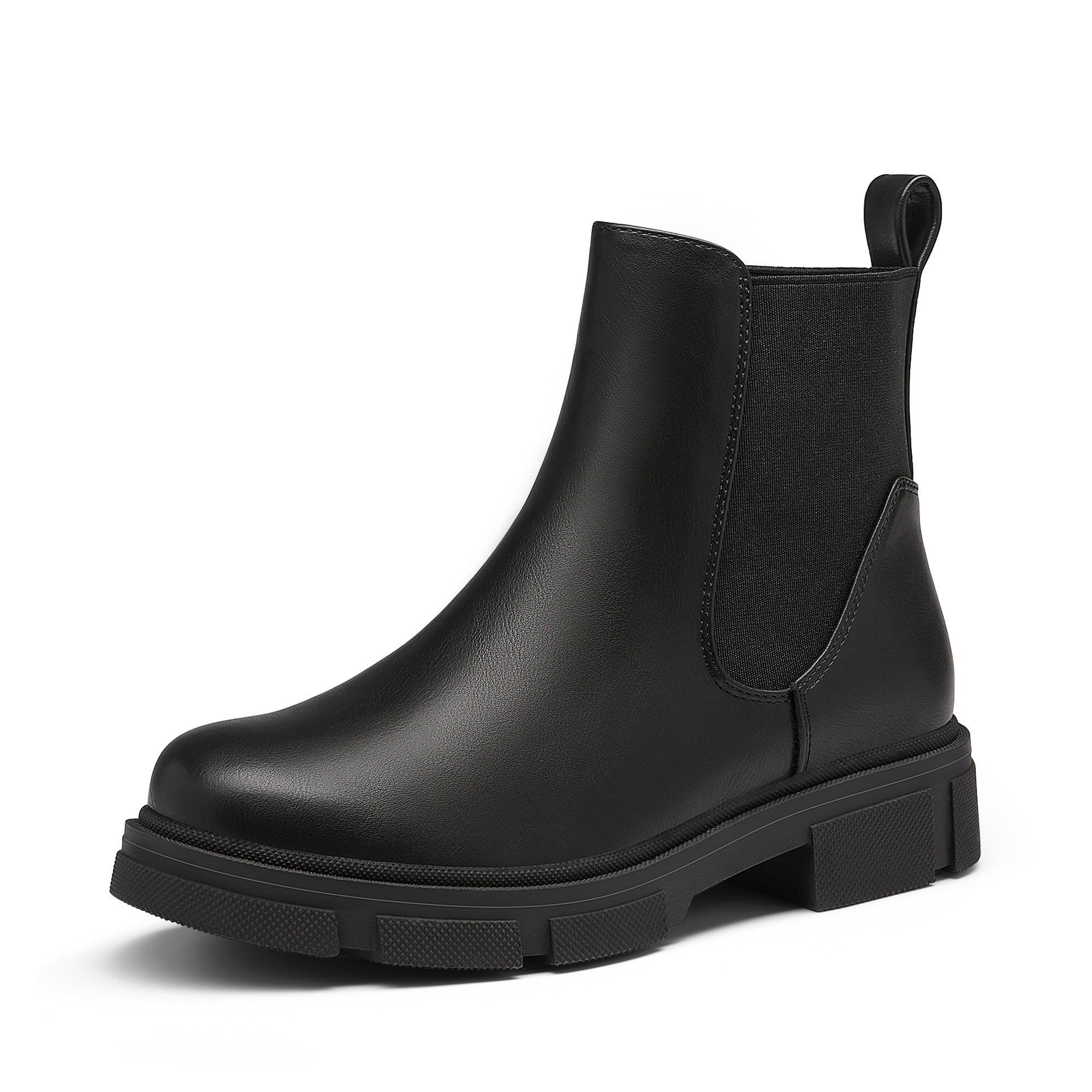 Brown Mid Heel Ankle Boots For Women | Booties For Outdoor Use In Fall And Winter, Women Shoes