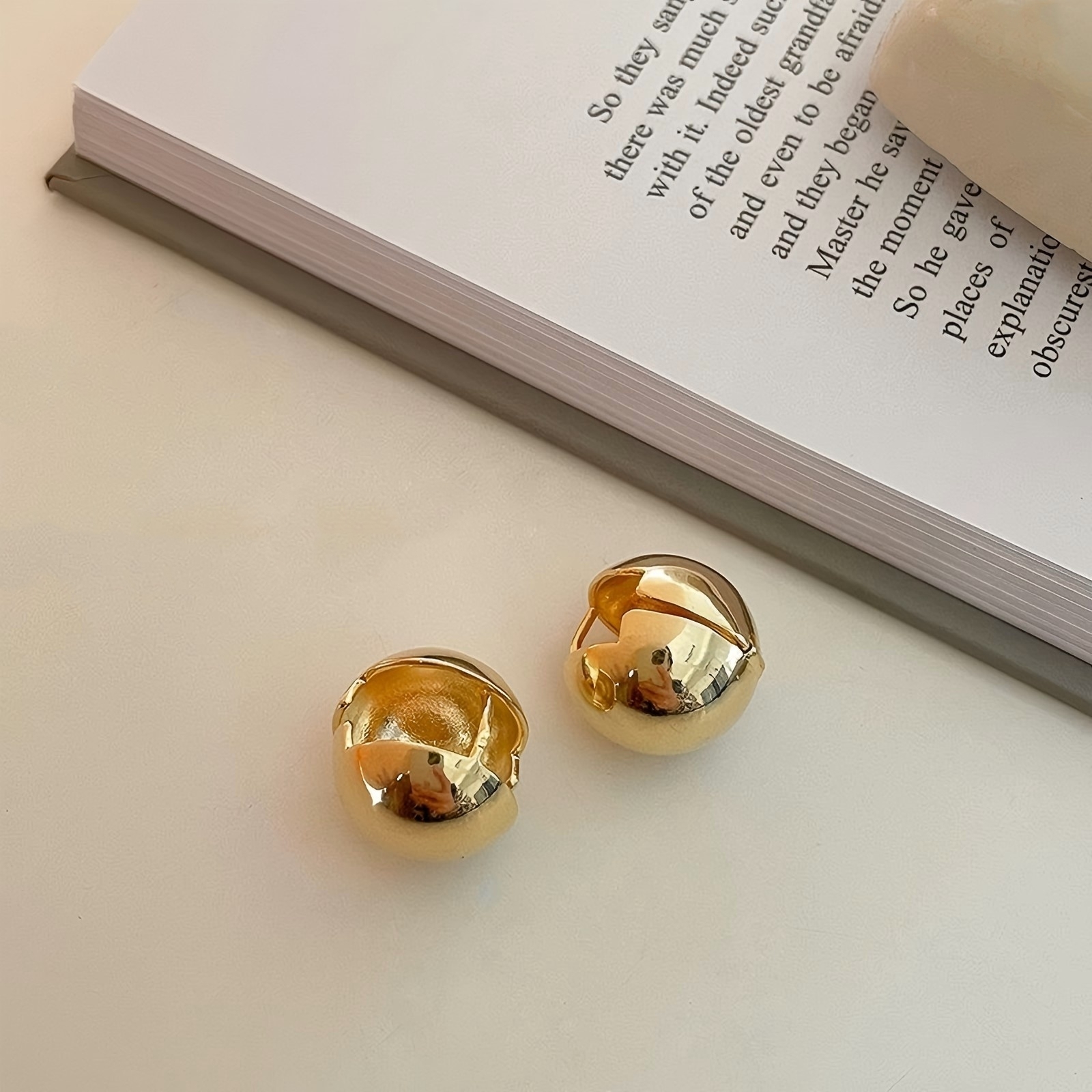 3pcs Set Trendy Sphere Stud Earrings for Women