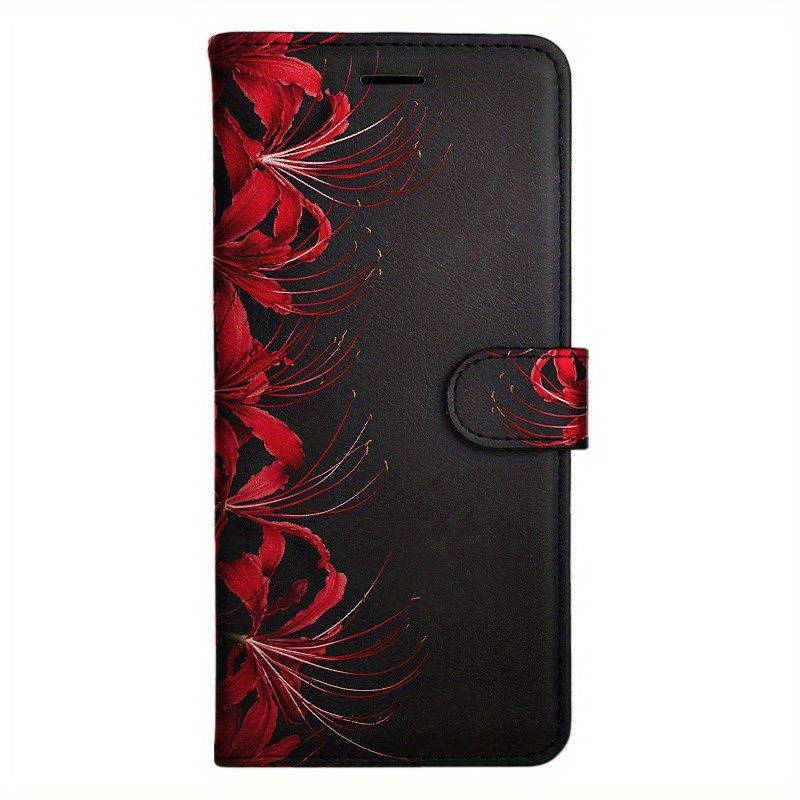 TEMU Phone Case: Flower Flip Wallet Case Sutible For M10 A10s A20s A30s A50s A51 A71 A31 A42 A12 A32 A52s A72 A22 A13 A04s A53 A33 A14 A34 A54 A04e