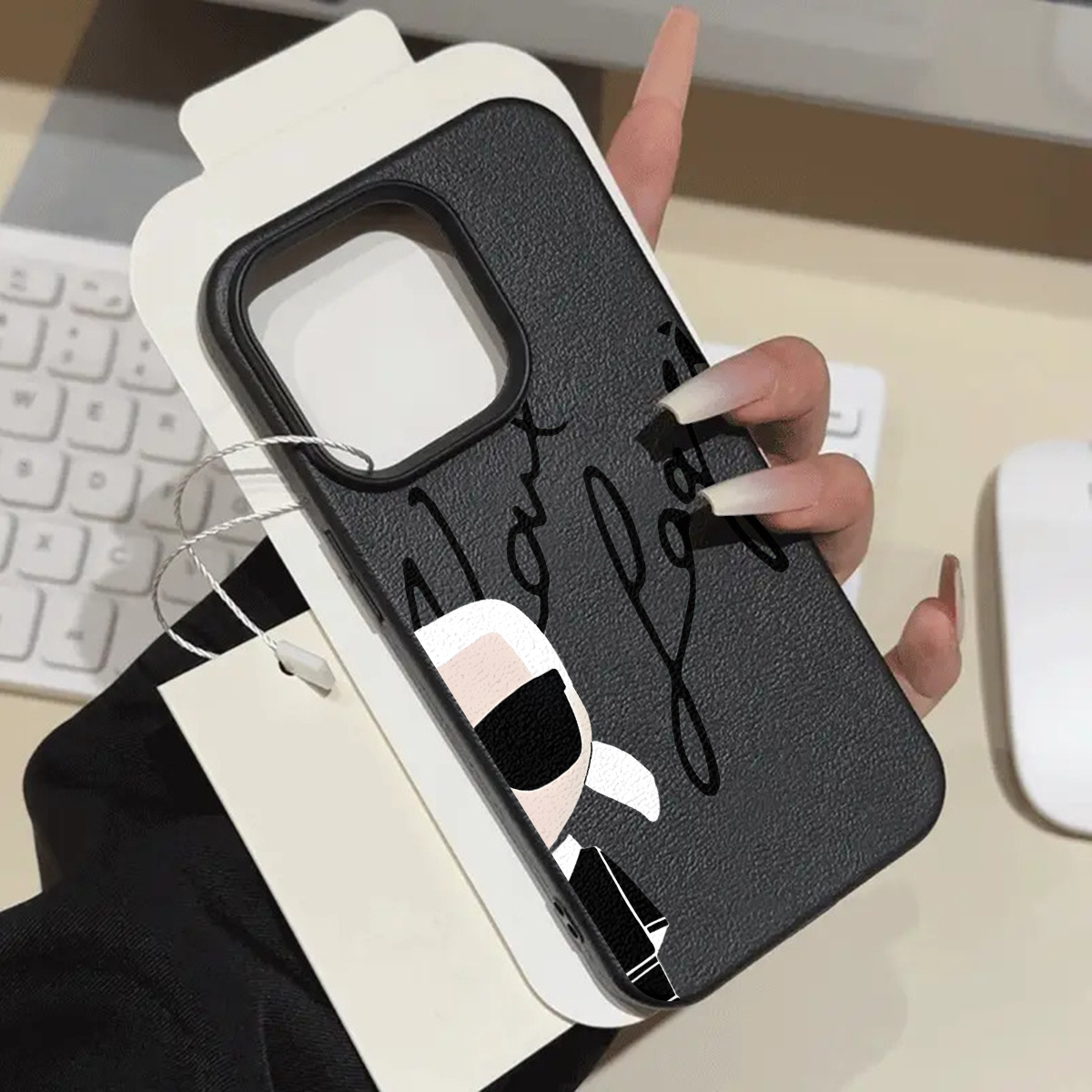 TEMU Phone Case - Phone Case: Y2k Style Cute Kitten Pattern Phone Case, Suitable For Iphone 17 Pro Max, Black Case For Iphone 16 Pro Max/14/15