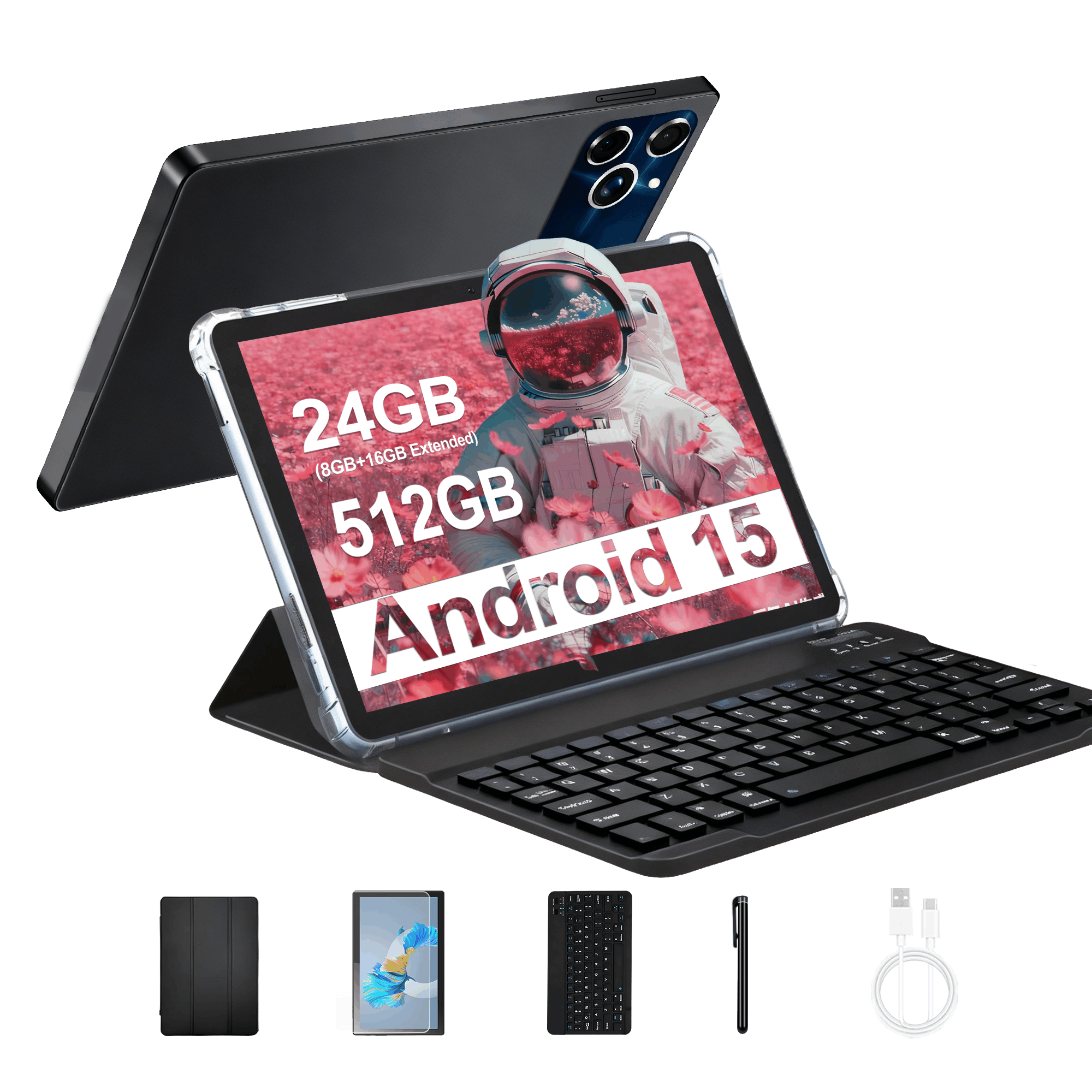 TEMU Advanced 15 Tablet, 24gb(8gb 16gb) Memory 512gb Storage, 10.1