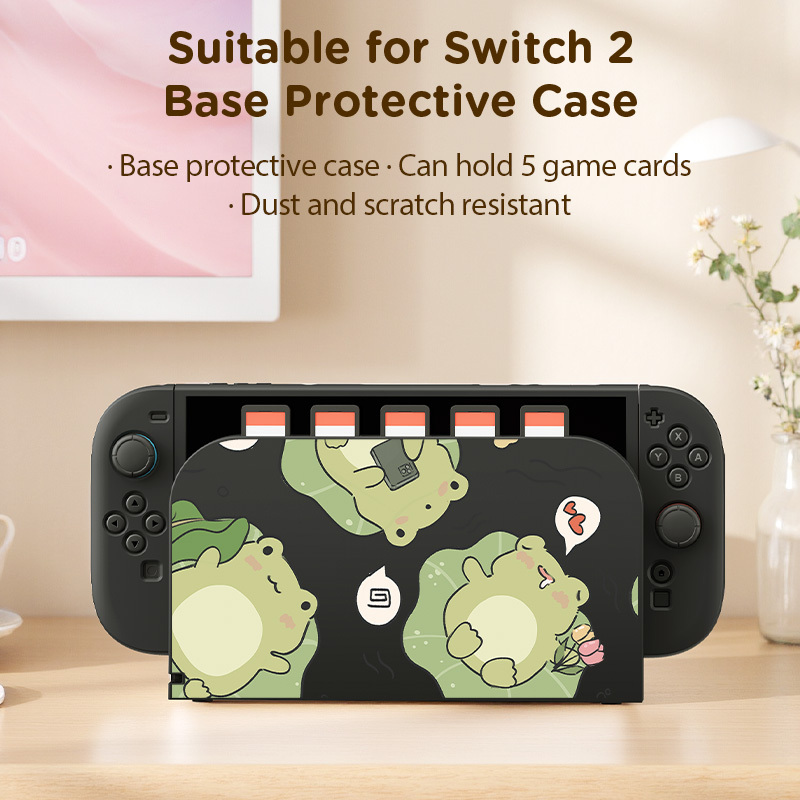 TEMU A Protective Case For The Dock, Designed To Prevent Drops And Scratches. It In Colors And Features A For Storing Game Cartridges And Protecting