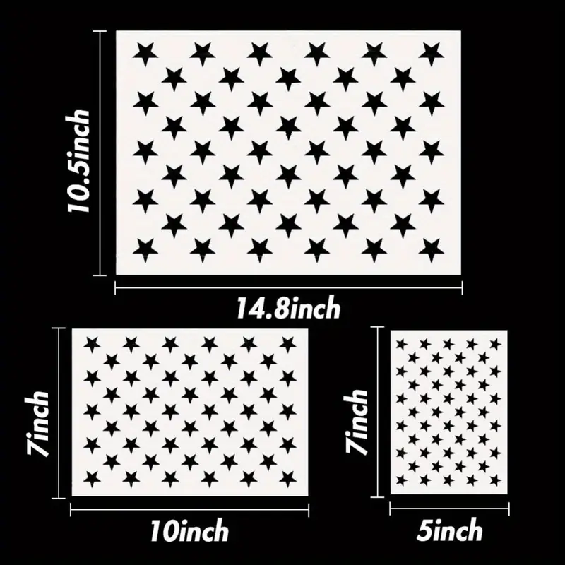 3-sizes-50-star-stencil-plastic-star-stencil-template-temu for Free Printable American Flag Star Template 3 sizes 50 star stencil plastic star stencil template - Temu for Free Printable American Flag Star Template