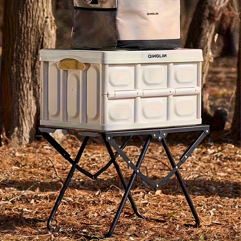 Portable Folding Camping Table, Lightweight Iron Picnic Table