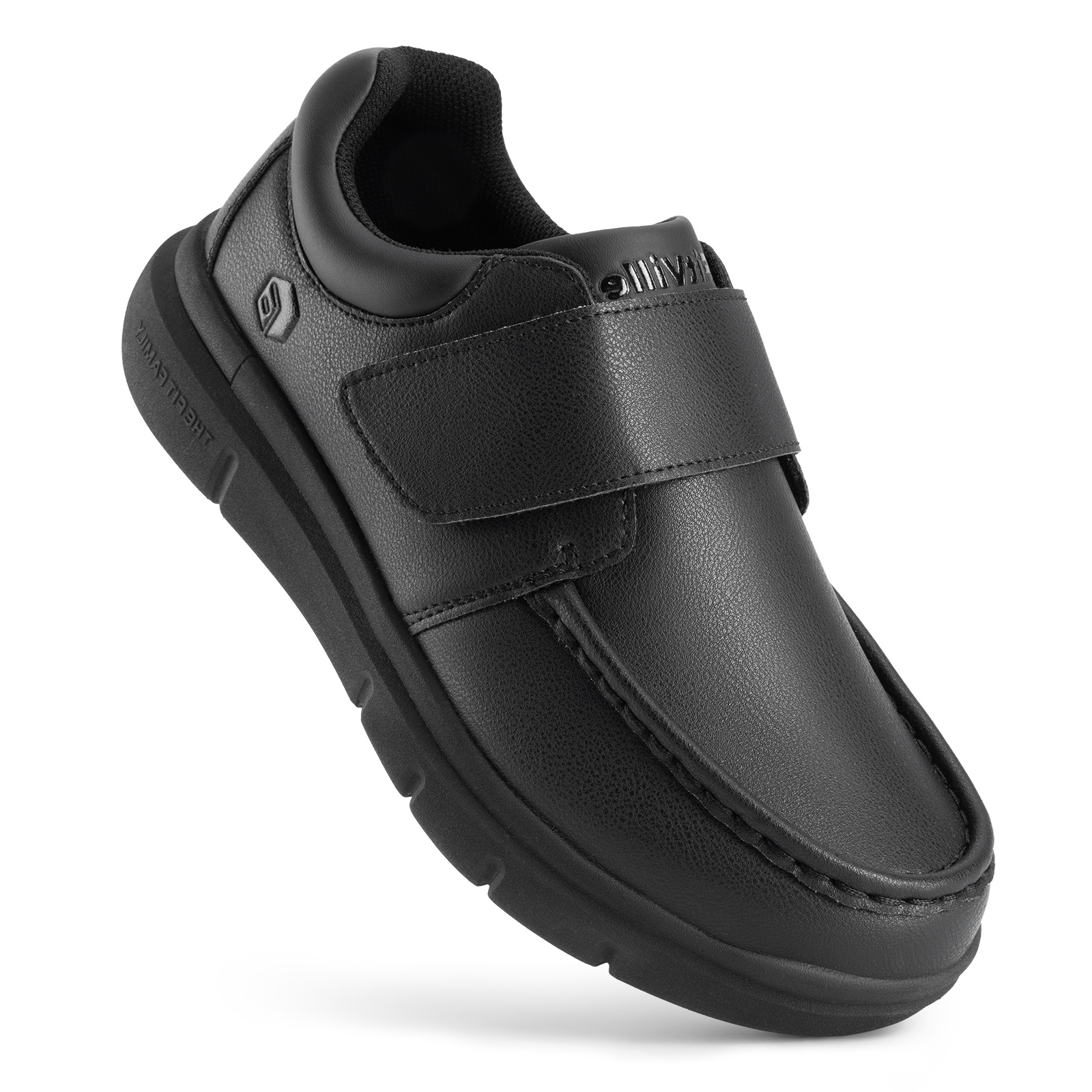 Image of Men's Wide Width Oxford Sneakers Suitable For Diabetes - Low-top & Sole, Tape Closure, Round Toe Business Casual Walking Shoes, For, Office, Casual Attire, All- Low-cut Design