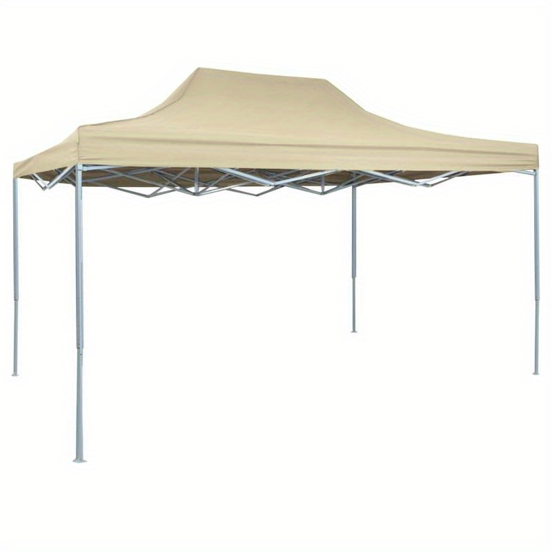 foldable steel party tent waterproof cream color durable Temu Sweden
