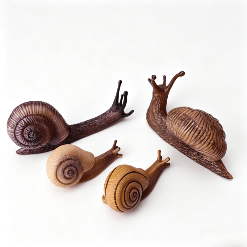 TEMU Juego de 4 piezas de simulado, de animal de juguete, adorno para micro paisaje, figura de de animal, decoración de patio, decoración del hogar