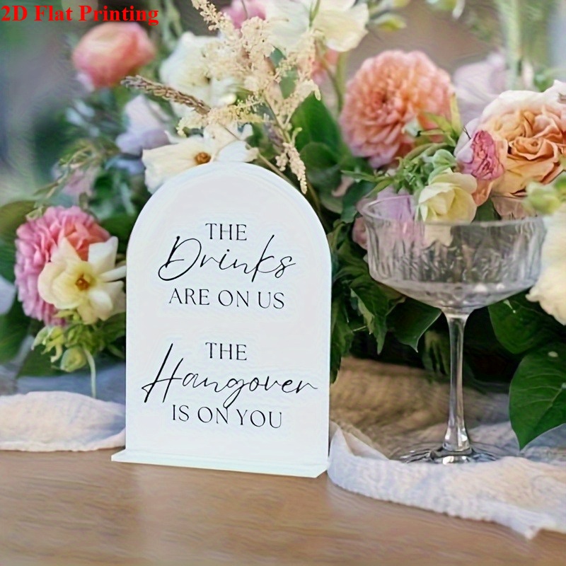 wedding signs sold on Temu Canada