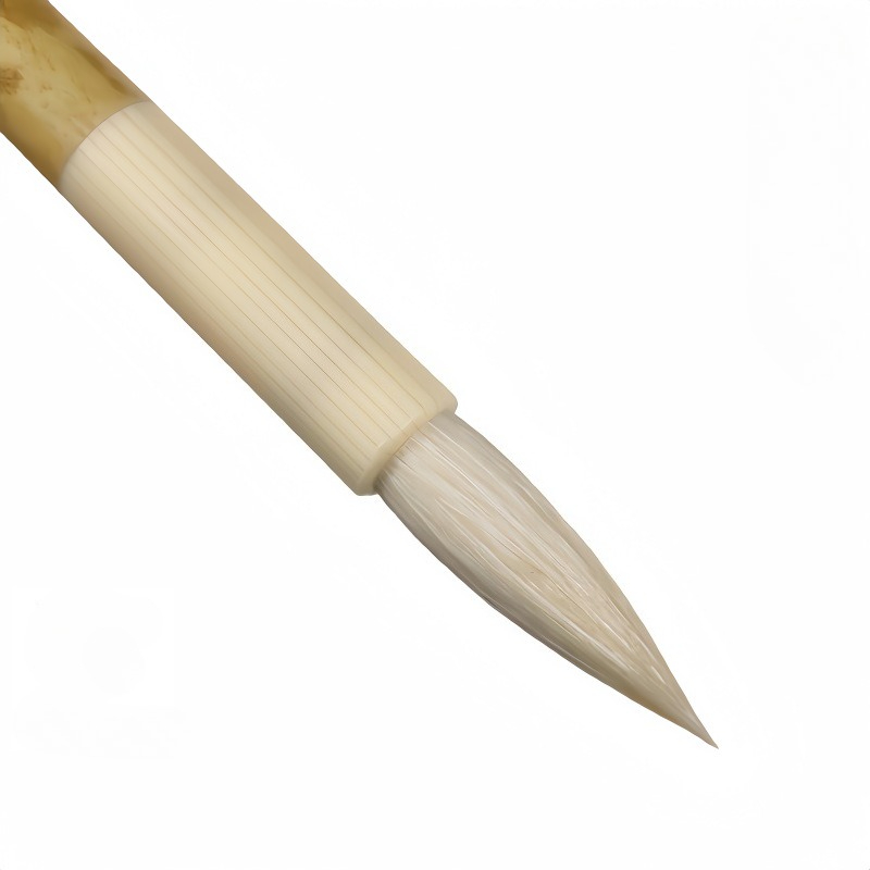 sheep hair small regular script brush   for small official script seal script traditional chinese painting watercolor painting dyeing and shading pure sheep hair small brush