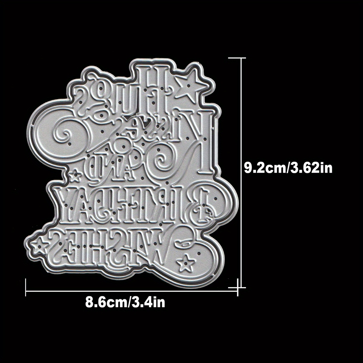 TEMU Adorables troqueles de corte de metal con de , y felicitaciones de en capas para decoración de y , moldes para manualidades de papel de álbumes