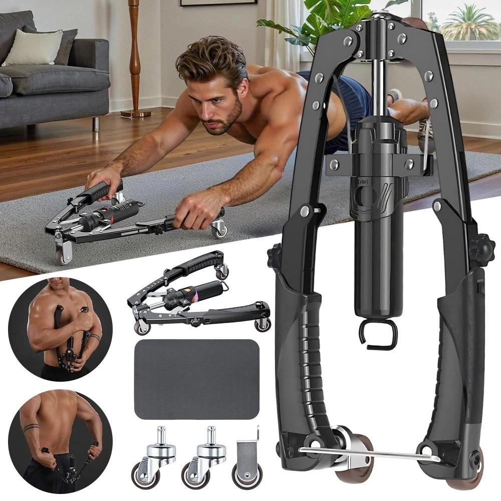 Image of 1pc Hydraulic Adjustable Grip, Equipped With Improved Hydraulic Cylinder, Allows You To Adjust The Resistance, Ranging From 10kg To 200kg, Making It An Gift For Family, Or Fitness Enthusiasts