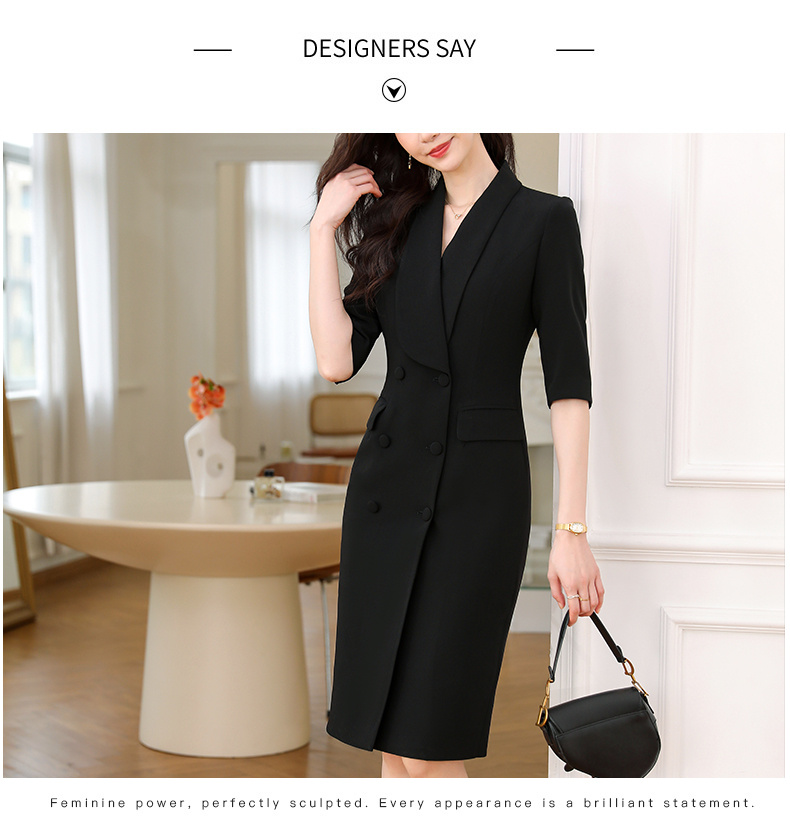 black dress women new summer professional - Temu Oman