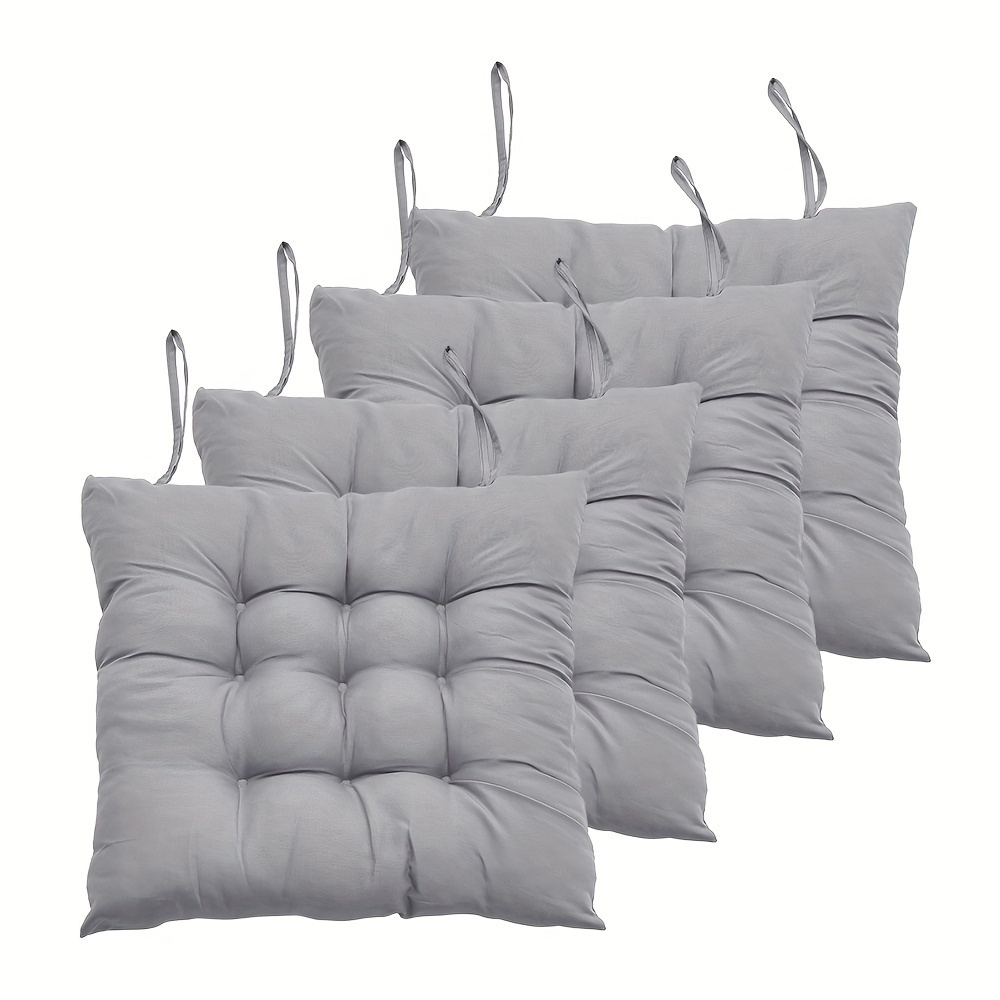 TEMU Set Of 4 Outdoor Garden Chairs, Benches, Swing Chairs, Hanging Basket Chairs, Rocking Chairs, Lounge Chairs With Cushions, Office Seat Cushions,