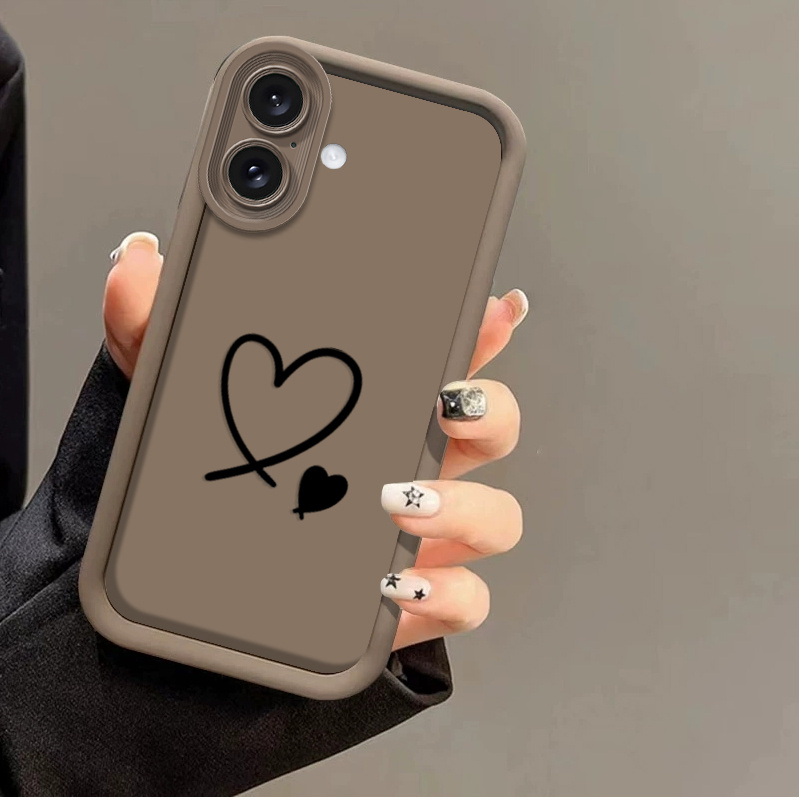 TEMU Phone Case - 2 Shockproof Anti-slip Lightweight And Durable Anti-stain And Anti-dirt Phone Case For Iphone 16/16 Plus