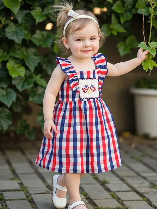 1-5t kids girls a-line dress, fly sleeve contrast color casual summer dress - kids' fashion - Temu 1-5t kids girls a-line dress, fly sleeve contrast color casual summer dress - kids' fashion - Temu