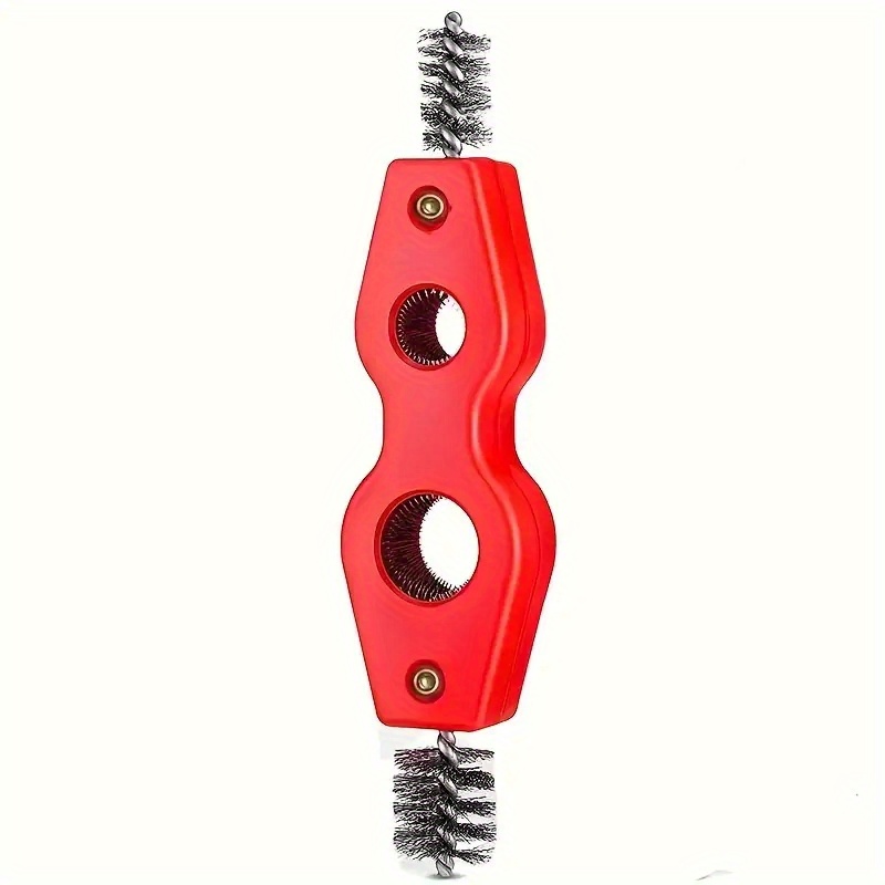 E-shop 4-in-1 Dual-Head Pipe Cleaning Brush - Rost- und Kornentfernung, Drahtborsten für externe und interne Oberflächen Ideal für Rohrinstallation,