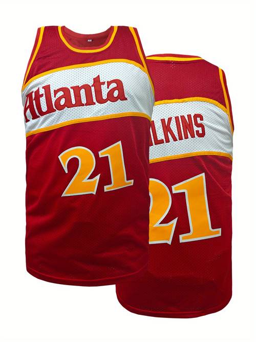 Men S #21 Basketball Jersey - Sleeveless Athletic Shirt with Number 21, Breathable Loose Fit Training Uniform for Basketball, Gym, Casual Outfits - Vintage Sports Apparel for Men & Couples - Summer Workout Top, Basketball Shirt, Gym Wear, Embroidered Detailing, , Gym Enthusiasts, Workout Clothing, , Fitness Lovers