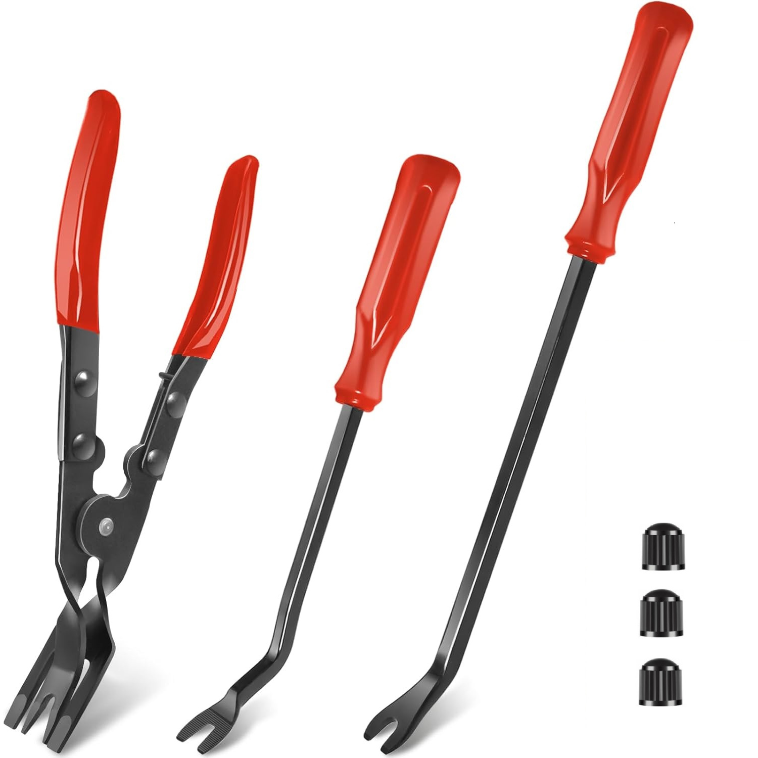 TEMU 6pcs Clip Pliers Set Fastener Remover, Clip Removal Tool, Auto Trim Removal Tool Set For Vehicle Door Panel, Audio Radio Panel, Dashboard Repair