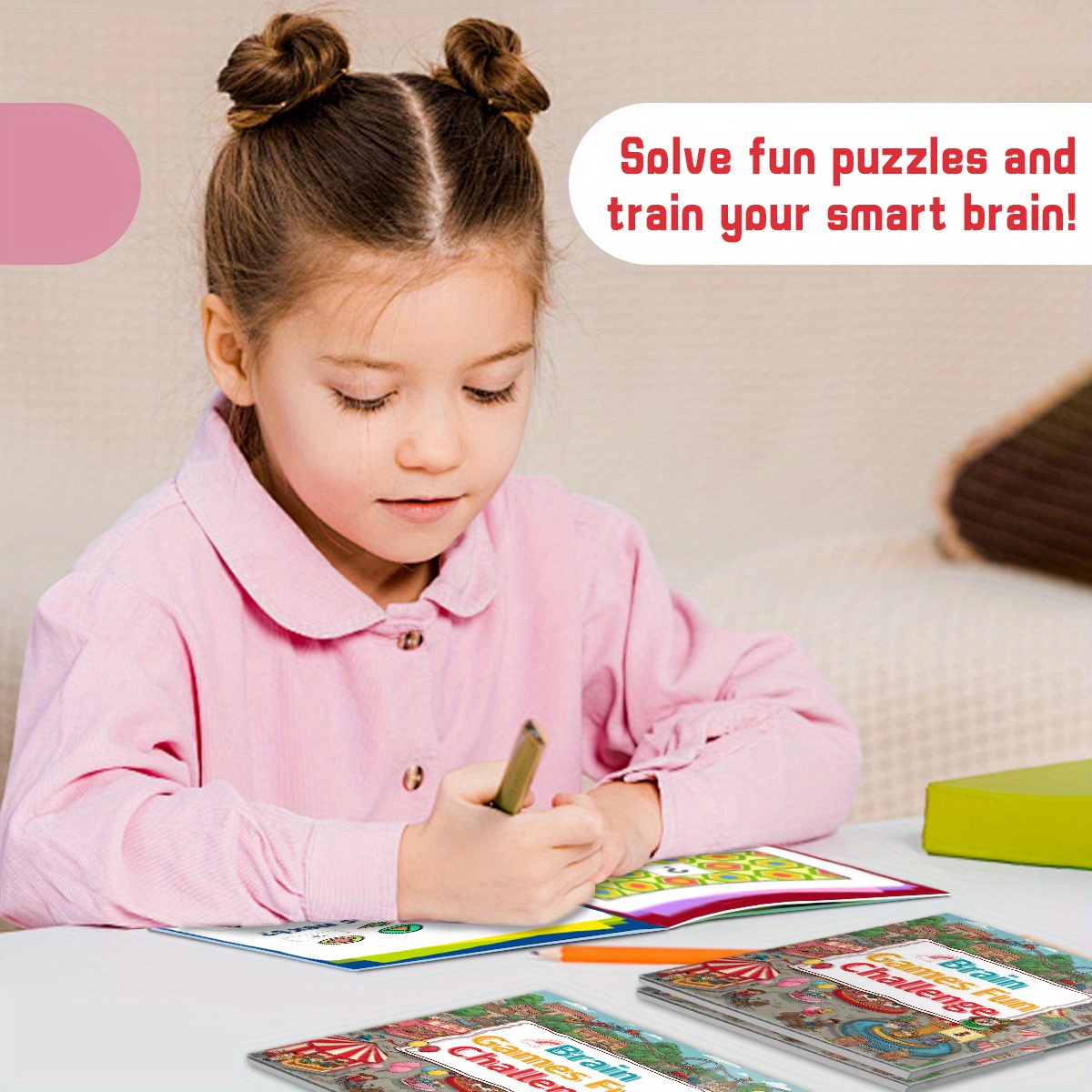 Mind-Building Adventure: Kids' Puzzle Book Developing Problem-Solving Skills