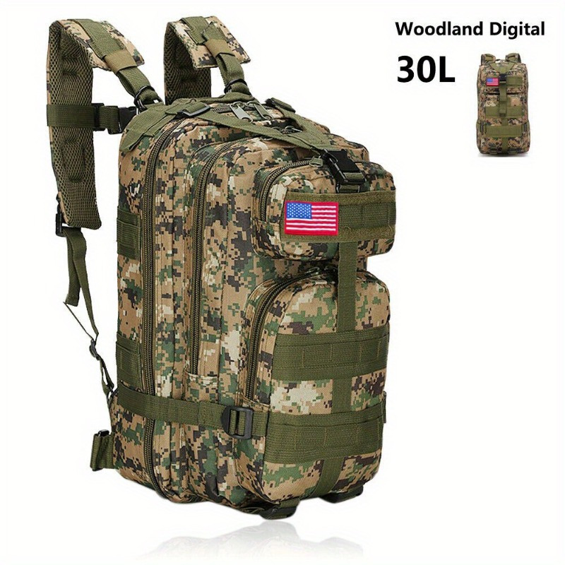 30L Molle Tactical Backpack for Camping and Hiking
